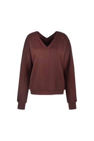 C&S Thalia top dark brown