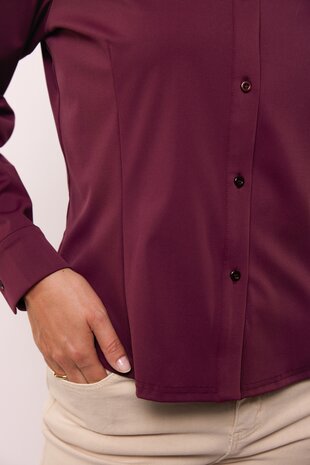 G Maxx Hedy blouse Mauve Wine