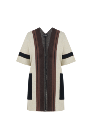 G Maxx Patti knit cardigan Wood Ash/Black