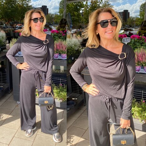 Alida top zwart