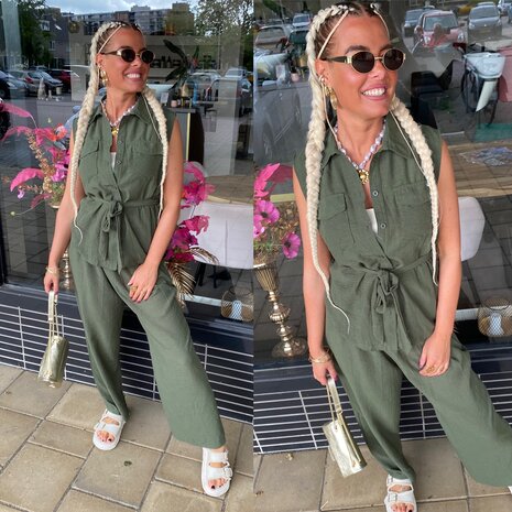 Tara blouse army