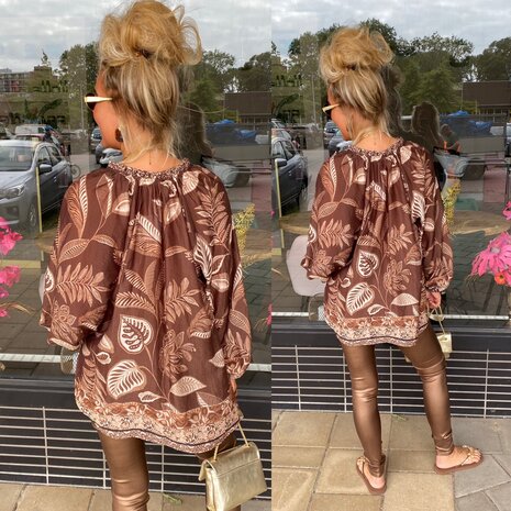 Maaike blouse bruin