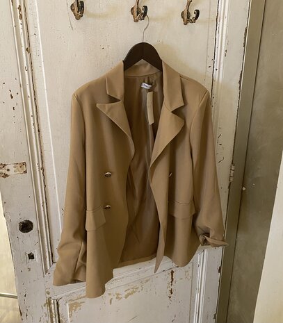 Luna oversized blazer camel