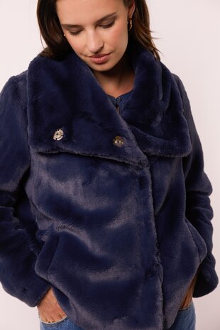 G maxx Katya coat Dark Night Blue
