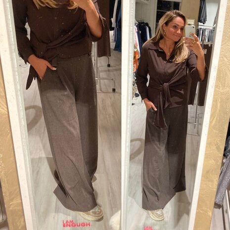 Blare broek taupe/bruin