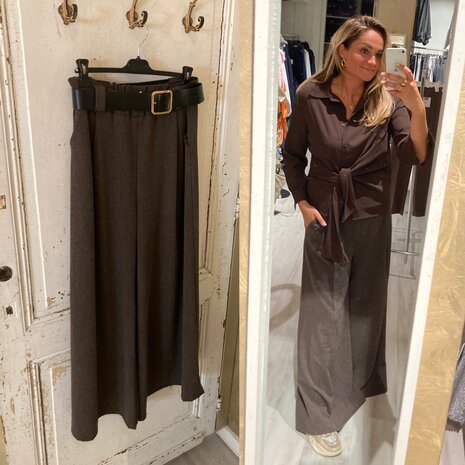 Blare broek taupe/bruin