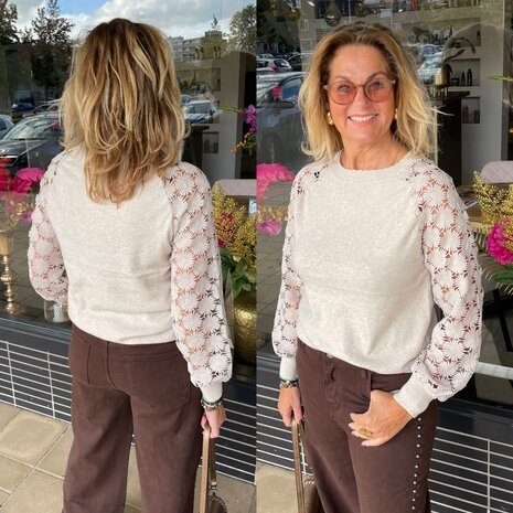 Amanda Elly top beige