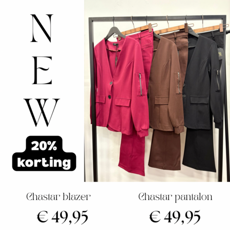 Chastar Sevanne broek rood