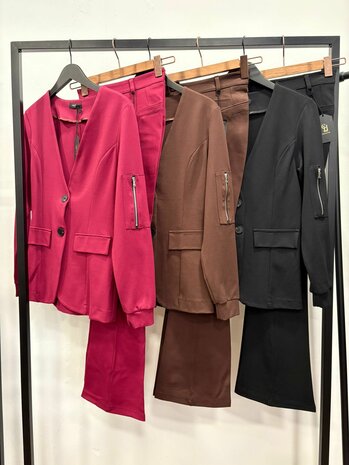 Chastar Sevanne blazer bruin