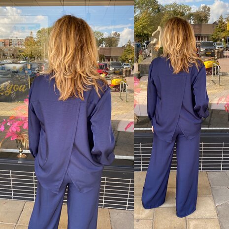 Wauw Wendy blouse blauw