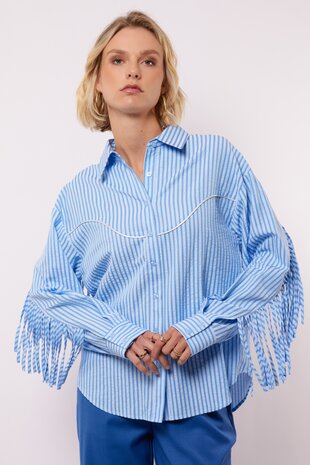 Fluresk Marelia blouse Trypan Blue