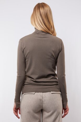 C&S Kalisse knit pullover Bronze