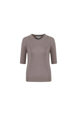 C&S Anne knit pullover bronze