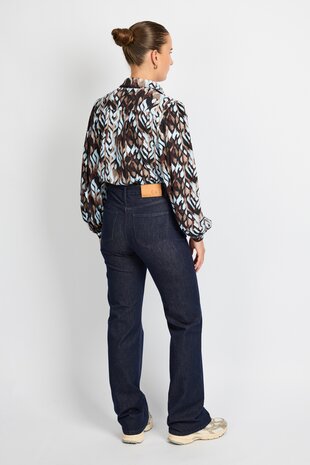 C&S Naomi pants Denim Dark Blue