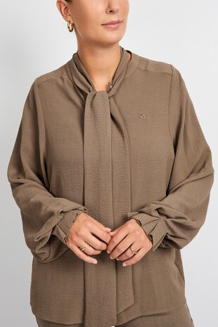C&S Lillith blouse bronze