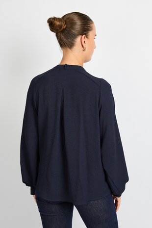 C&S Lillith blouse Midnight Blue
