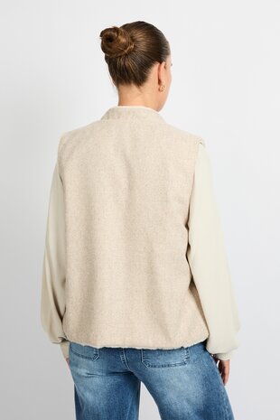 C&S Gabrielle gilet sand
