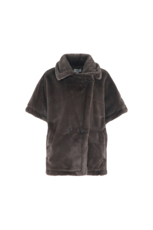 C&S Orla coat Dark Chocolate