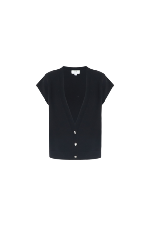 C&S Vivian gilet black