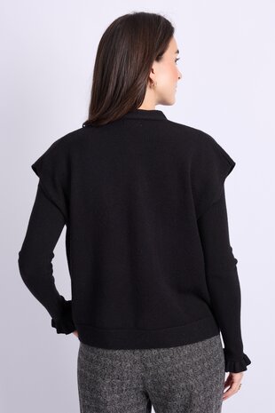 C&S Vivian gilet black