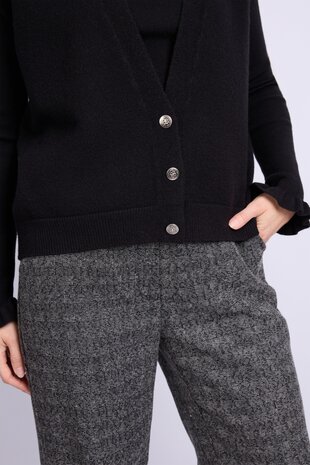 C&S Vivian gilet black