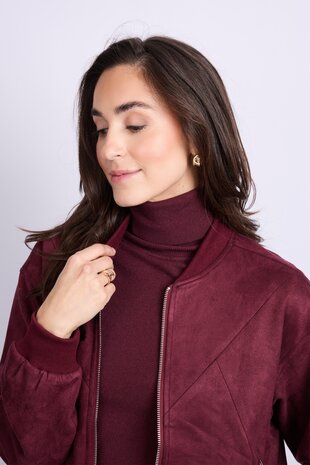 C&S Judith jacket Amarone Cabernet
