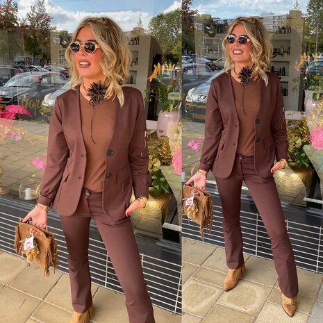 Chastar Sevanne broek bruin