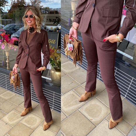 Chastar Sevanne broek bruin