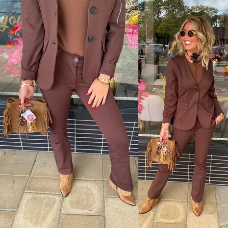 Chastar Sevanne broek bruin