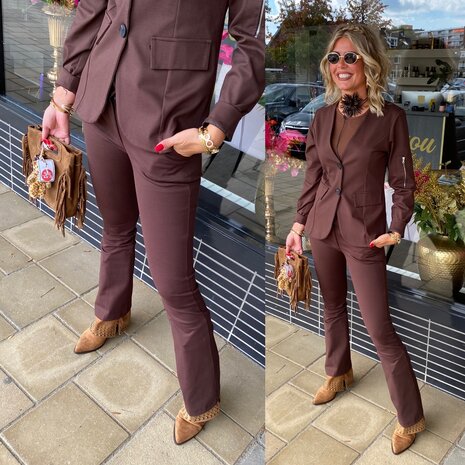 Chastar Sevanne broek bruin