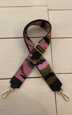 Tas Straps - camouflage paars