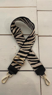 Tas Straps - zebraprinnt/creme