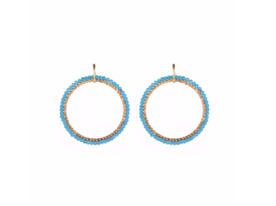 GO DUTCH LABEL - Annelies oorbellen - blue