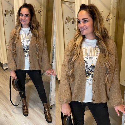 Iris vest - camel
