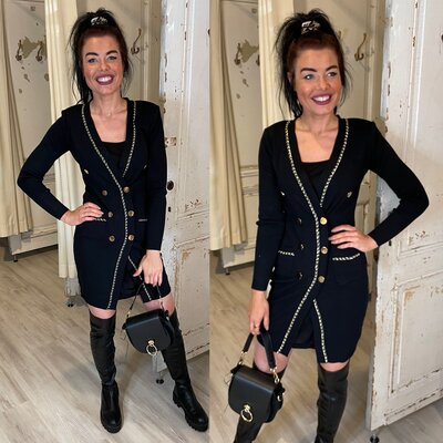 COCO dress/vest - zwart