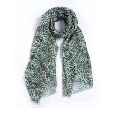 G maxx Nona Shawl Zand/Smargd groen