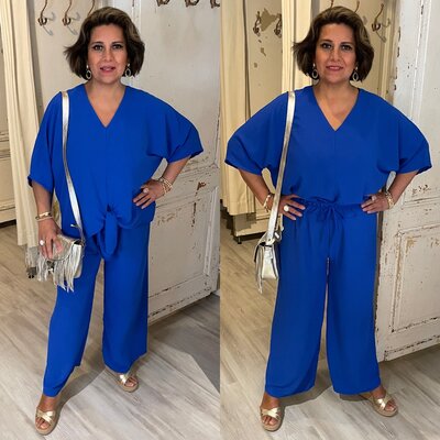 Rowena pantalon - kobalt