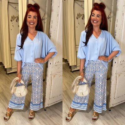 Bobby blouse - baby blauw