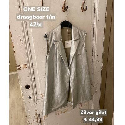 LIEKE Gilet ZILVER