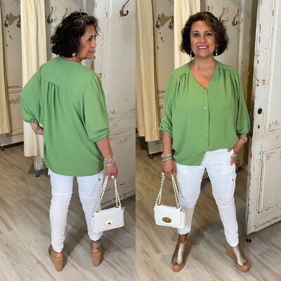Bobby blouse - appel groen