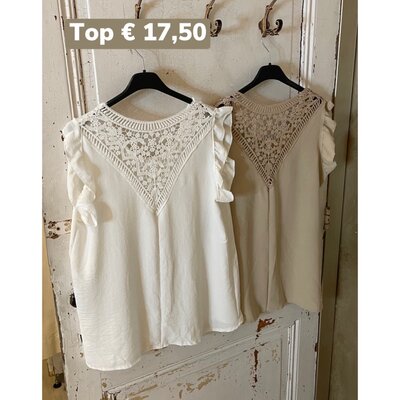Tarissa top - offwhite