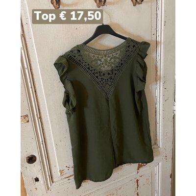 Tarissa top - army