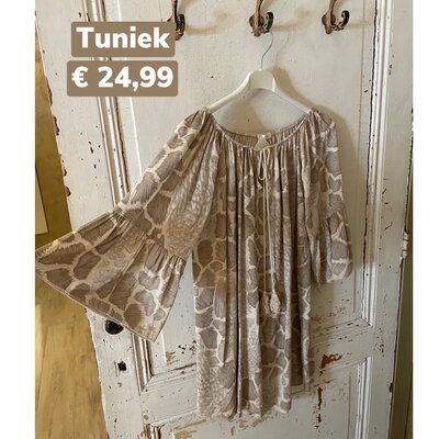 Irene tuniek - taupe
