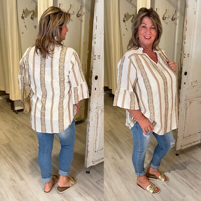 Kirsten tuniek - beige/taupe