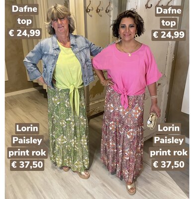 Lorin Paisley print rok 0.6 groen