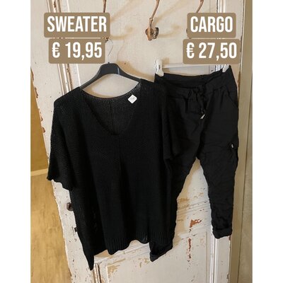 Ramona sweater - zwart