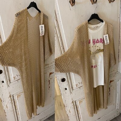 MERAL GOLDEN vest - goud
