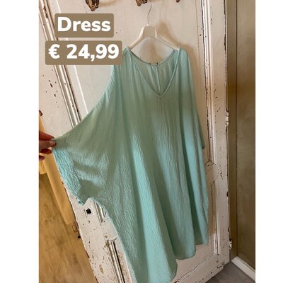 Kitty katoen dress - mint