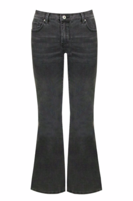 Fluresk Loes flared jeans antraciet