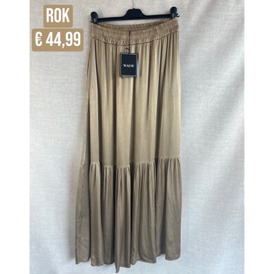 GOLDEN SILK rok - camel